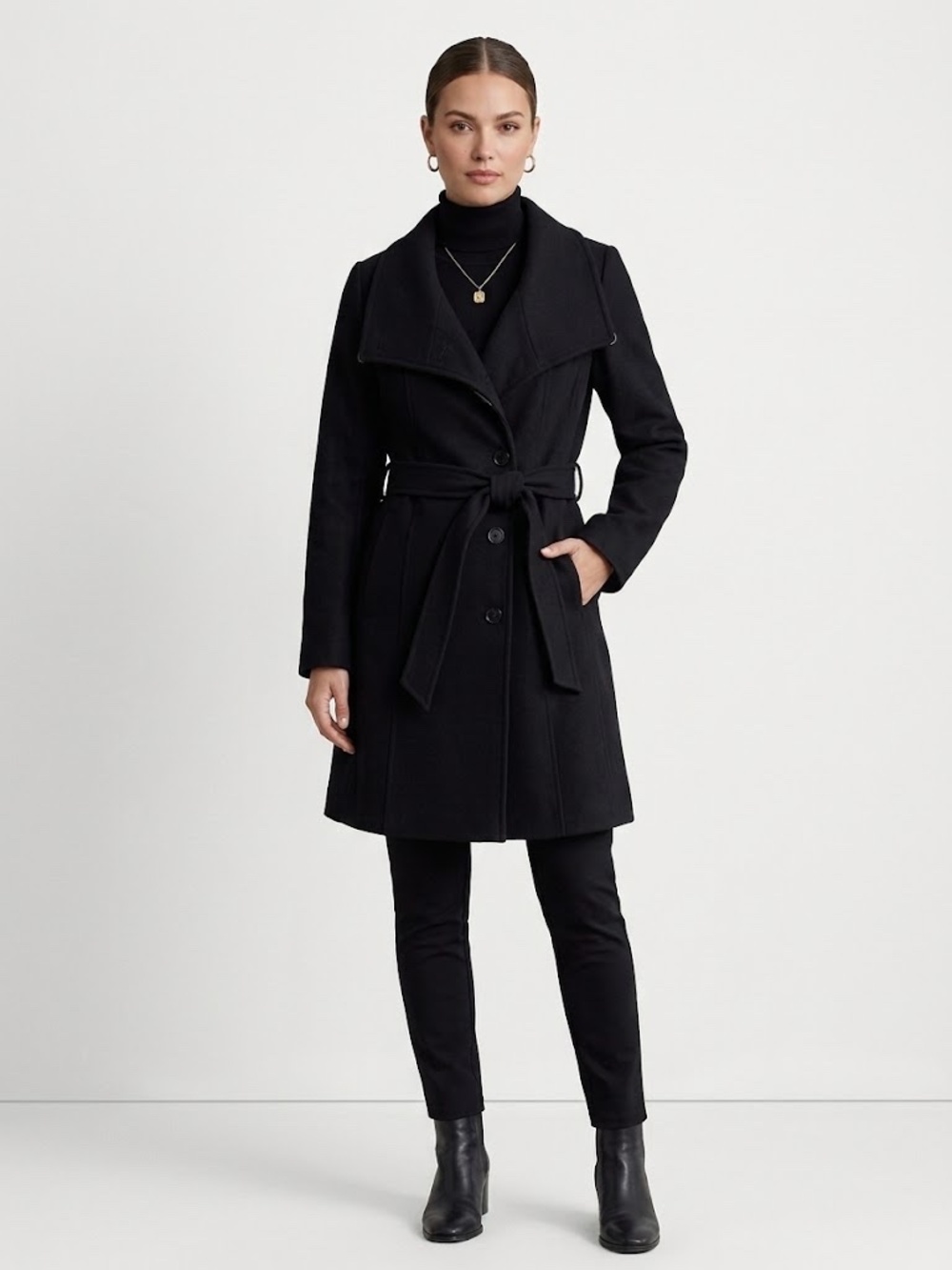 Babaton Aritzia Wool & Cashmere Blend Trench Coat Size XXS